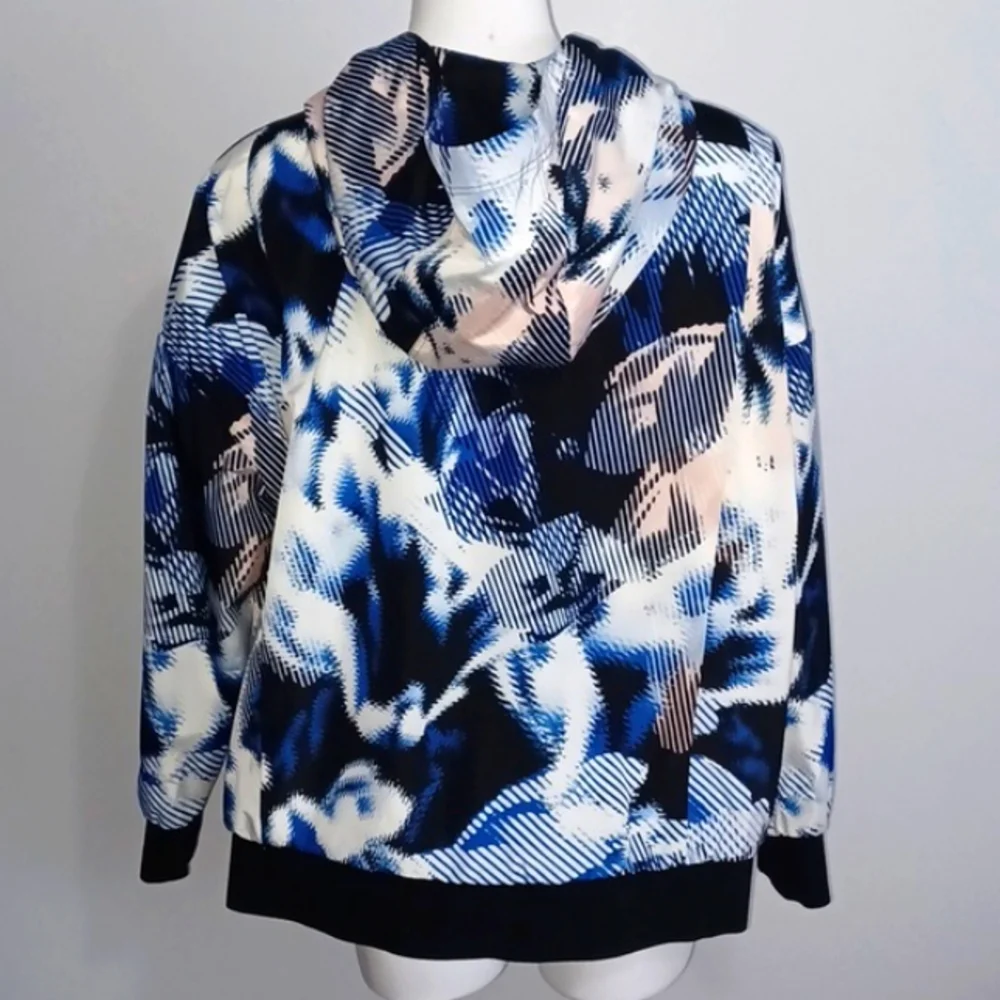 CALVIN KLEIN PERFORMANCE "Repel" raincoat. Rain Jacket Hoodie Windbreaker Large - Picture 4 of 15